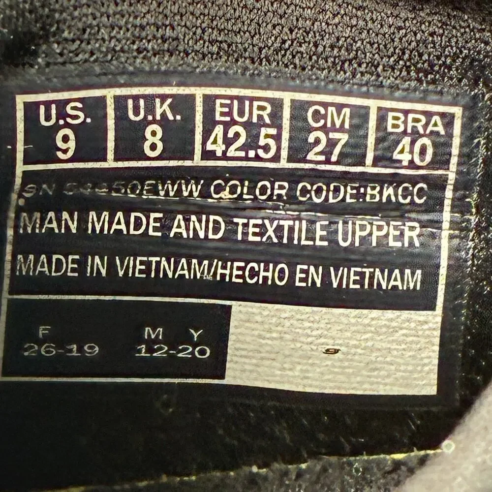 Skechers Max Cushion Black Running Walking Shoes Extra Wide 54450EWW Mens Size 9